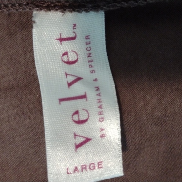 Velvet by Graham & Spencer lightweight top/jacket Size L - Picture 6 of 7